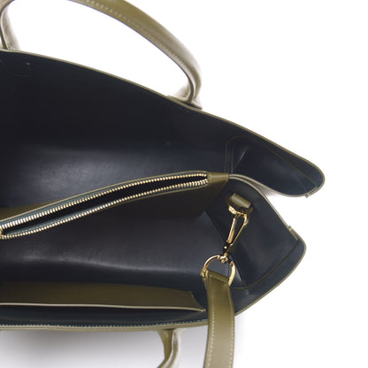 Mansur Gavriel Calfskin Folded Bag Olive 6 of 13