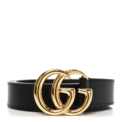 Gucci Plutone Calfskin Double G 30mm Belt 105 42 Black 1 of 5