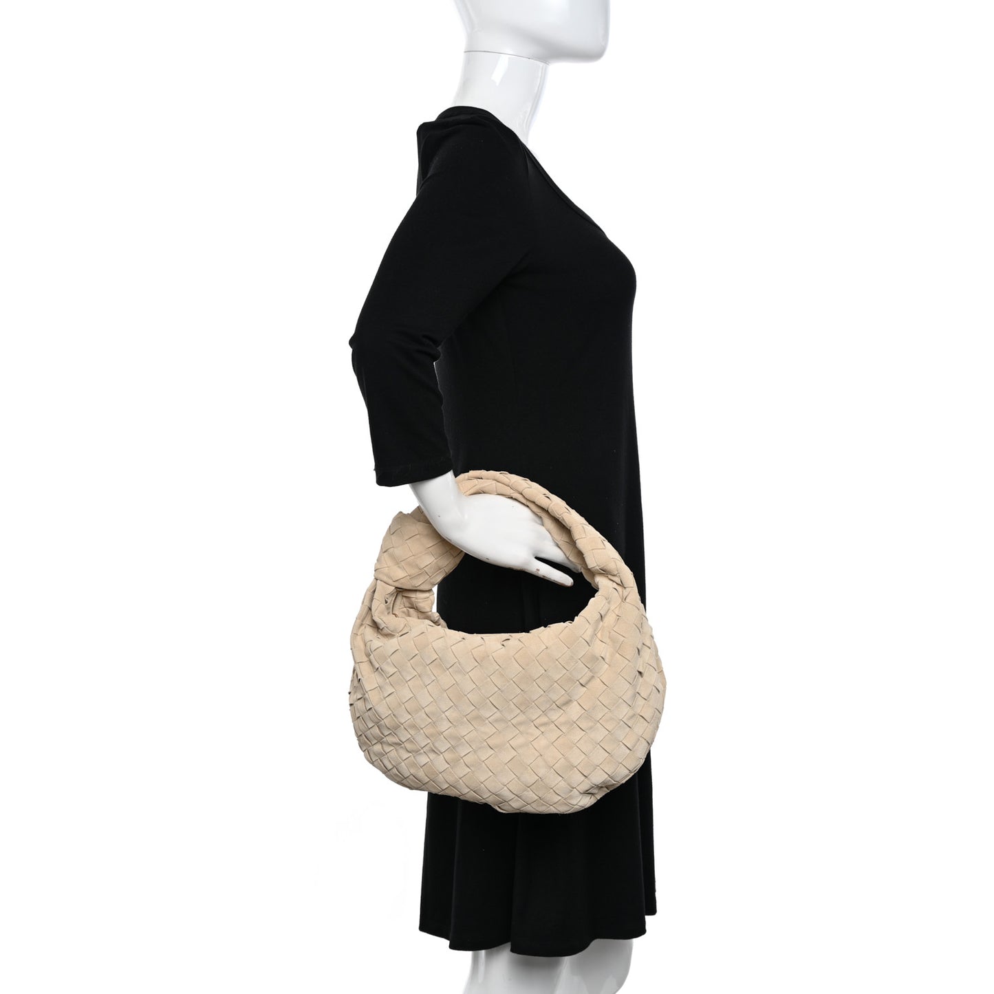 Suede Intrecciato Teen Jodie Sand
