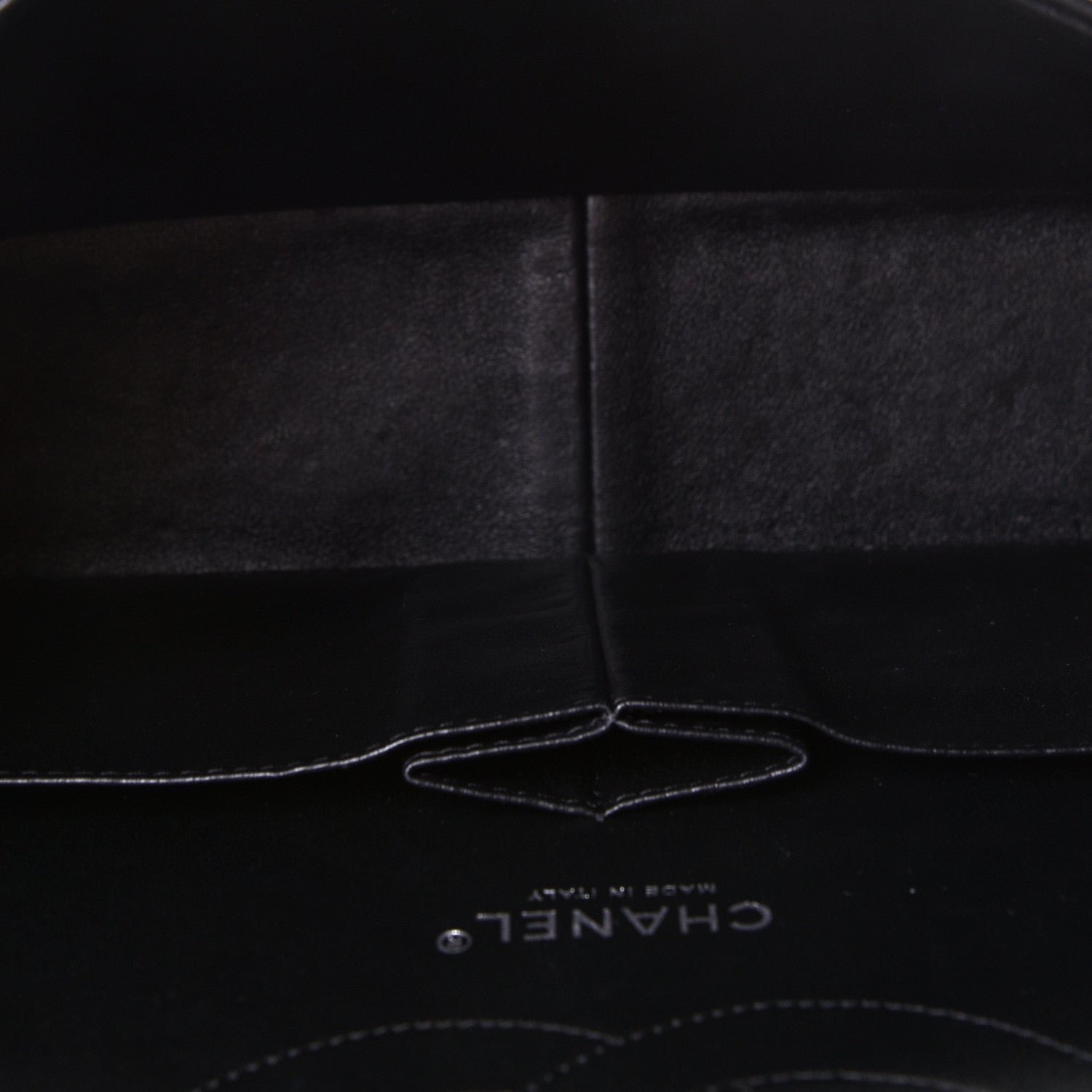Chanel Patent Quilted Jumbo Double Flap Black 5 of 9