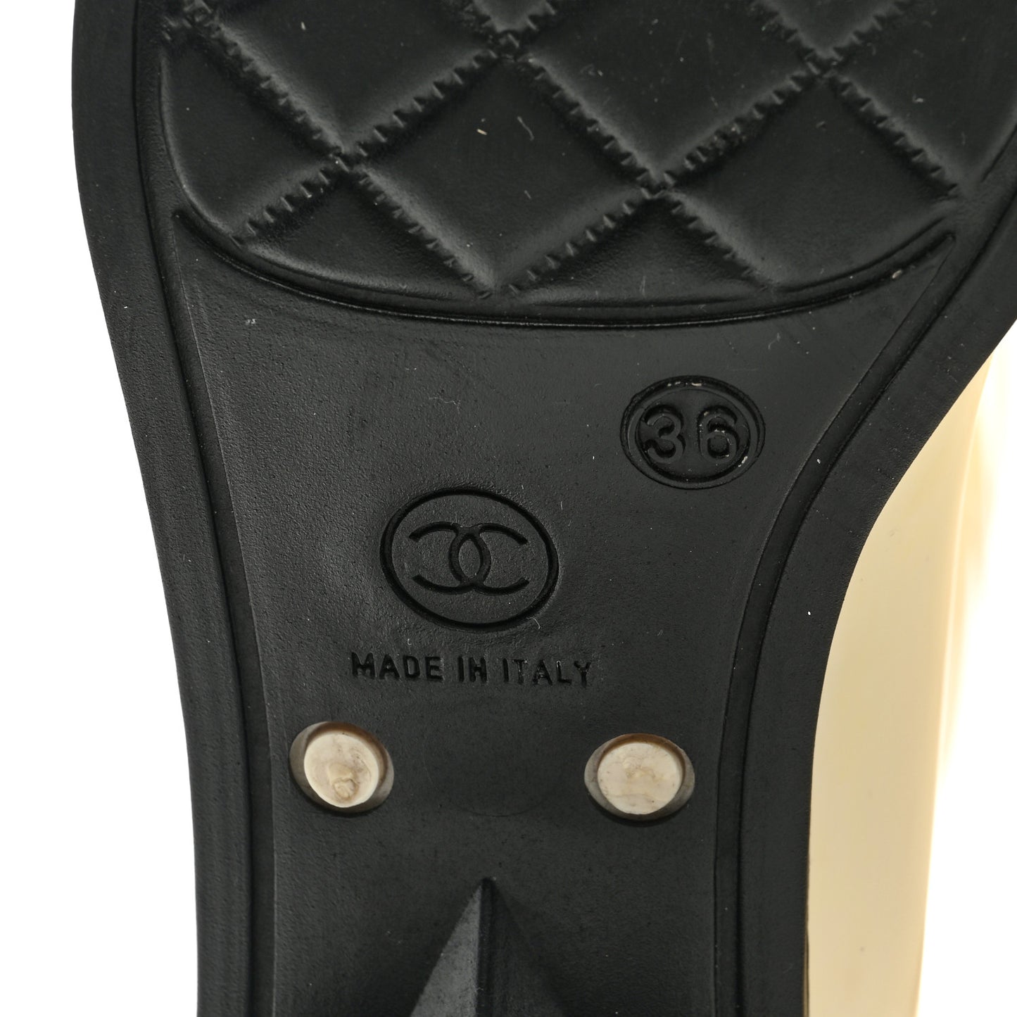 Rubber Camellia Rain Boots 36 Off White