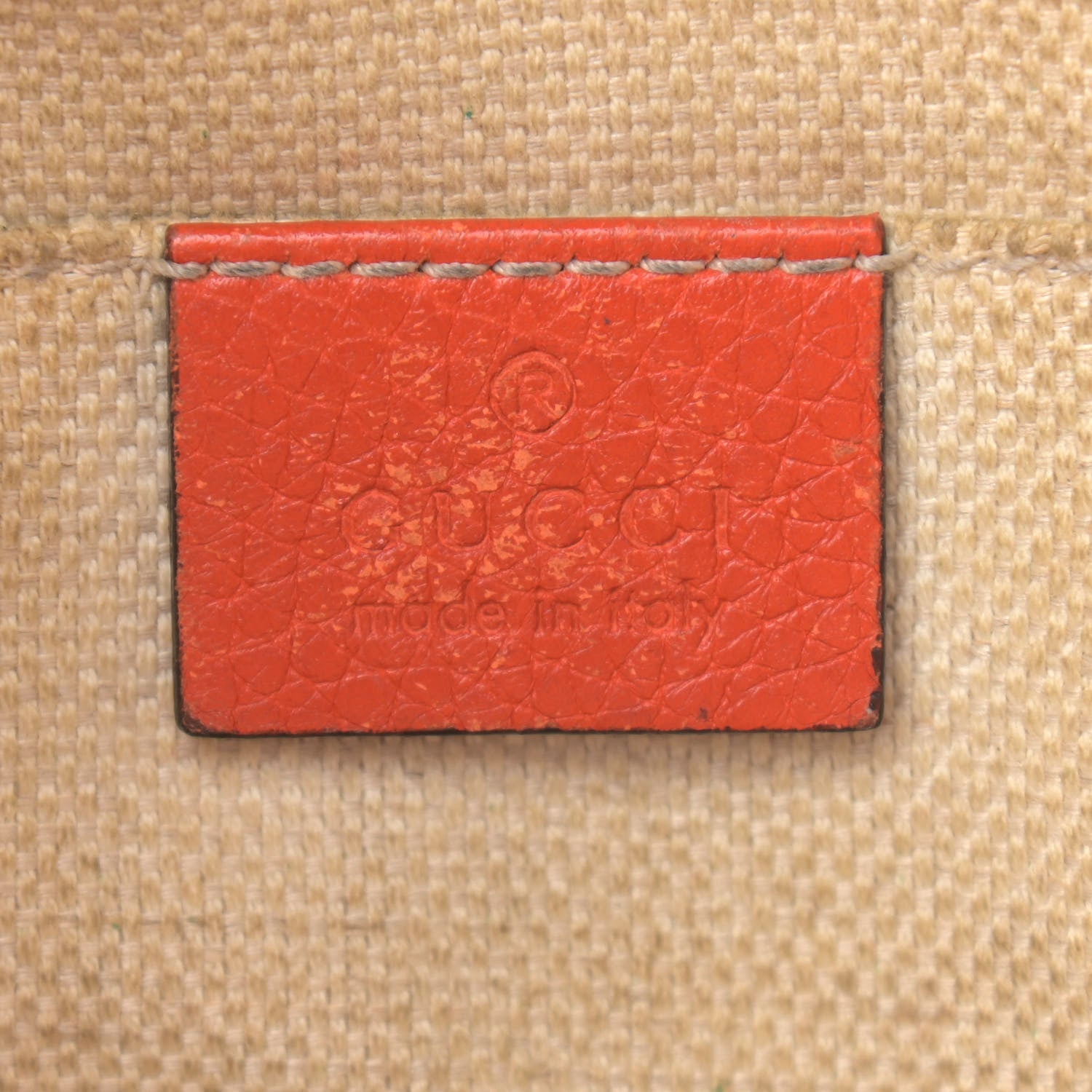 Gucci Pebbled Calfskin Small Soho Disco Bag Sun Orange 6 of 19