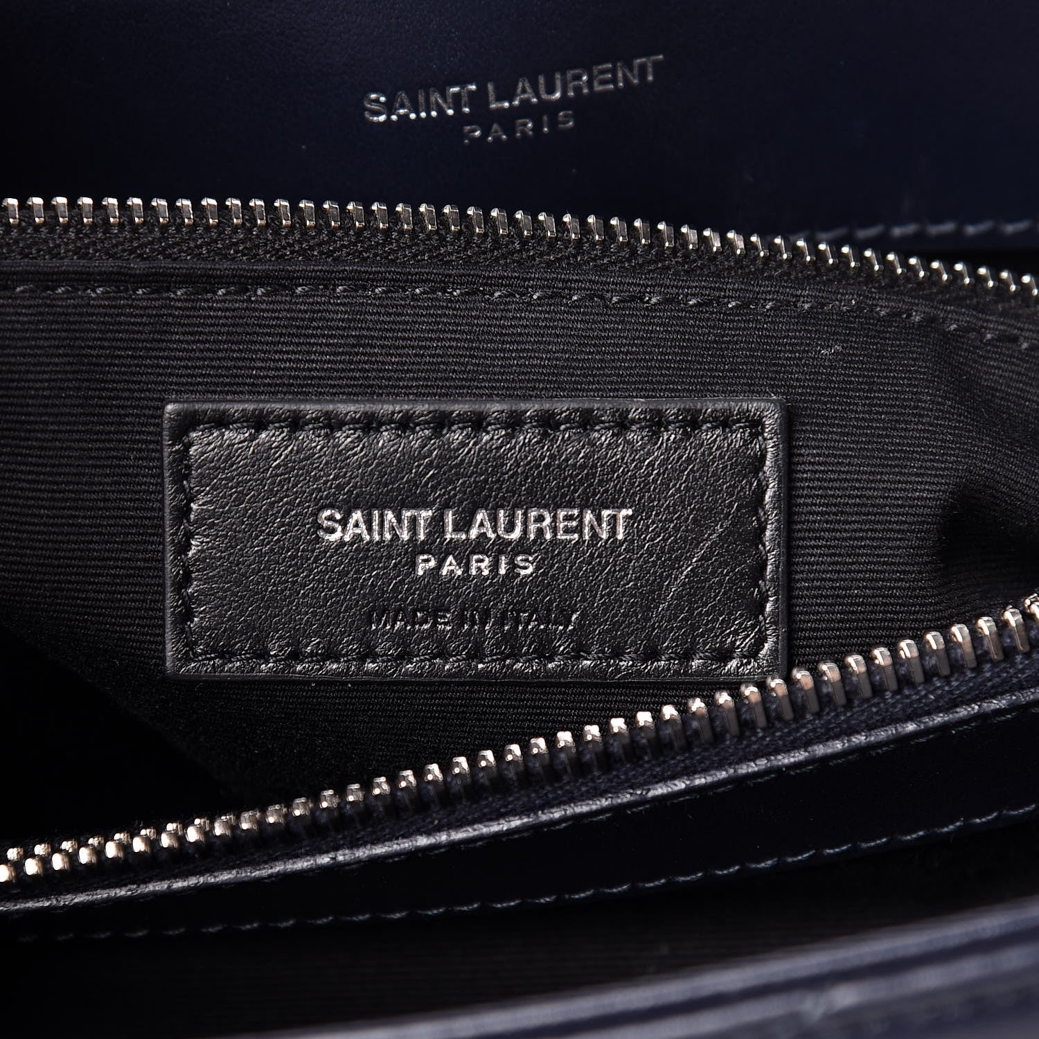 Saint Laurent Calfskin Y Quilted Monogram Medium Loulou Chain Satchel Medium Blue 6 of 13