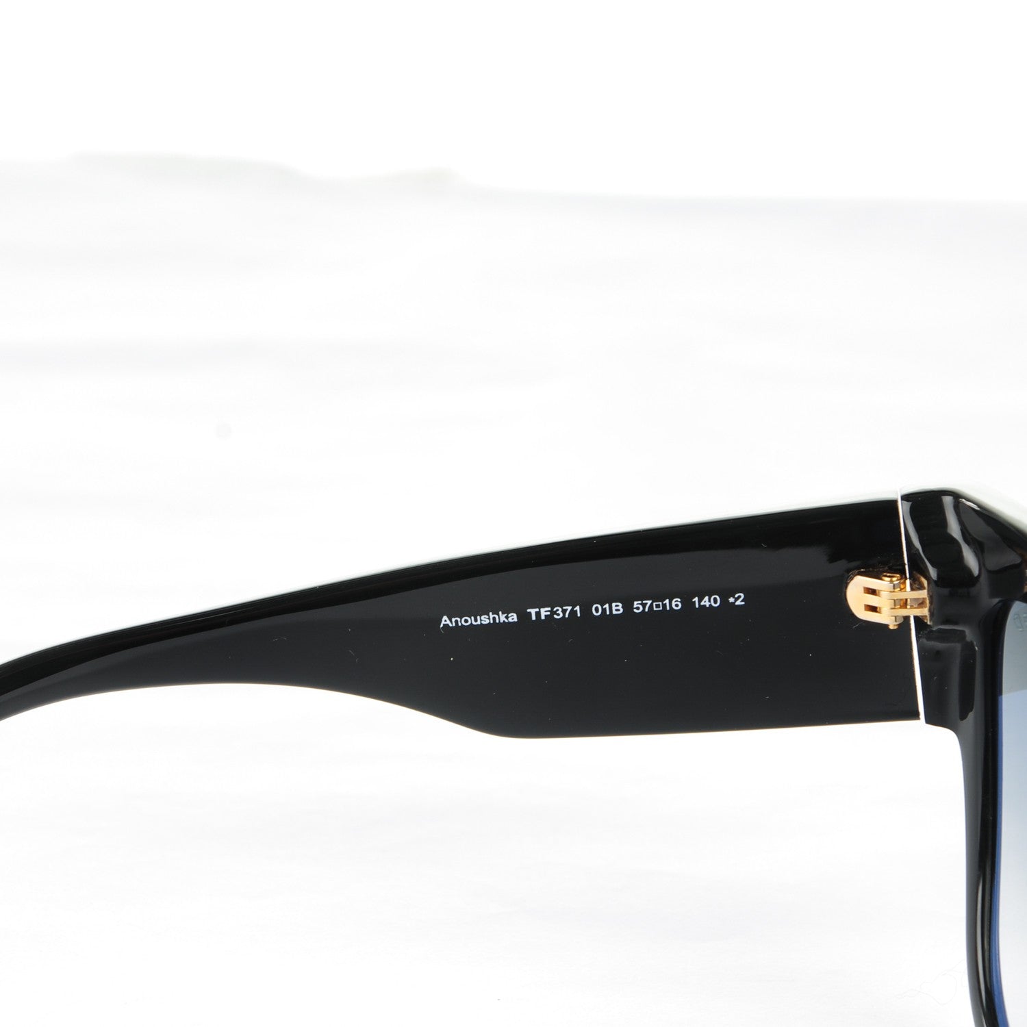 Tom Ford Acetate Anoushka Cat Eye Sunglasses TF371 Black 5 of 6