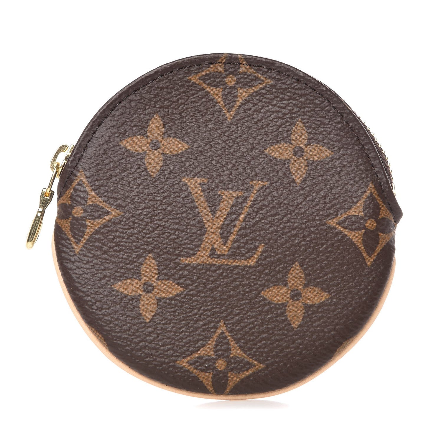 Monogram Round Coin Purse