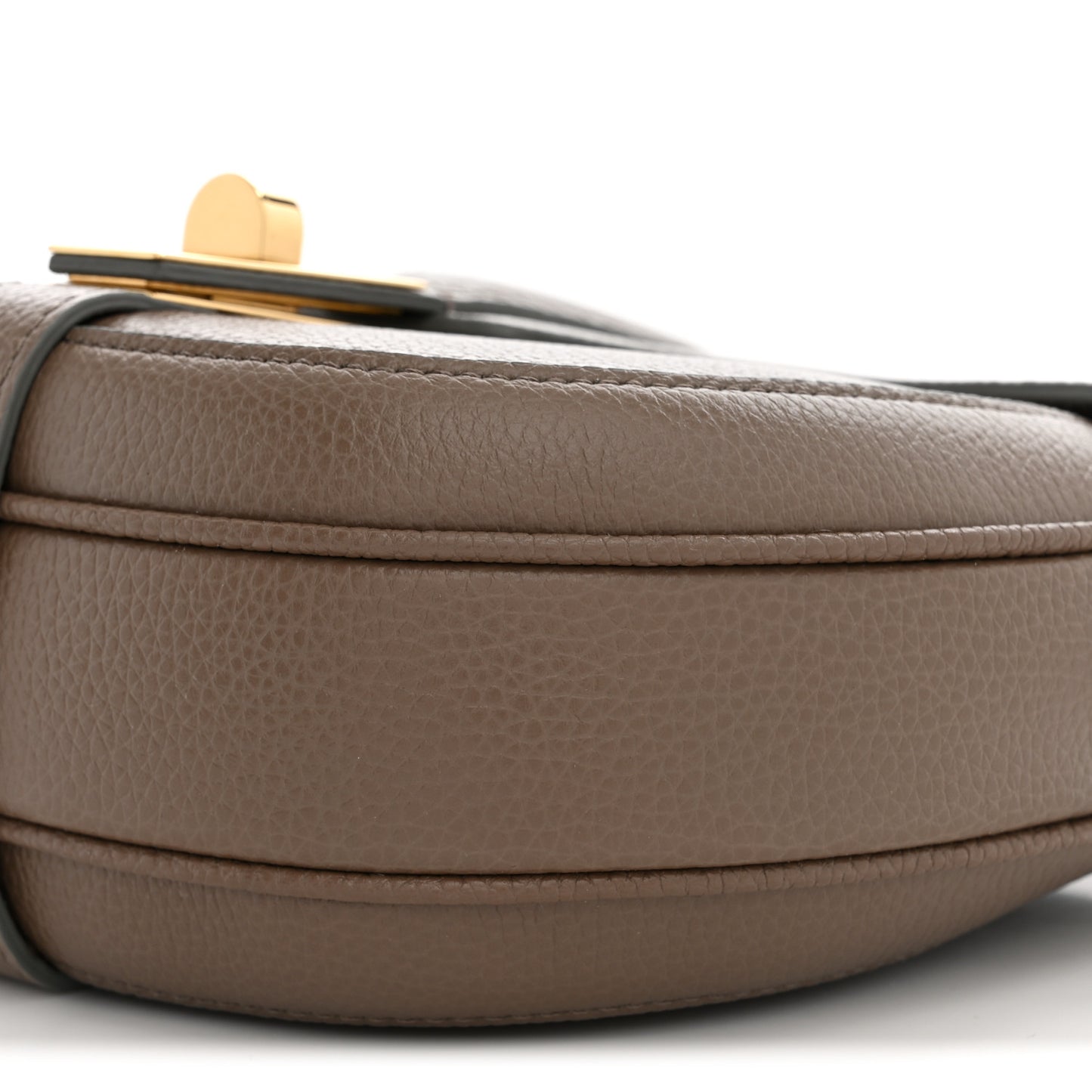 Grained Calfskin Besace Small 16 Taupe