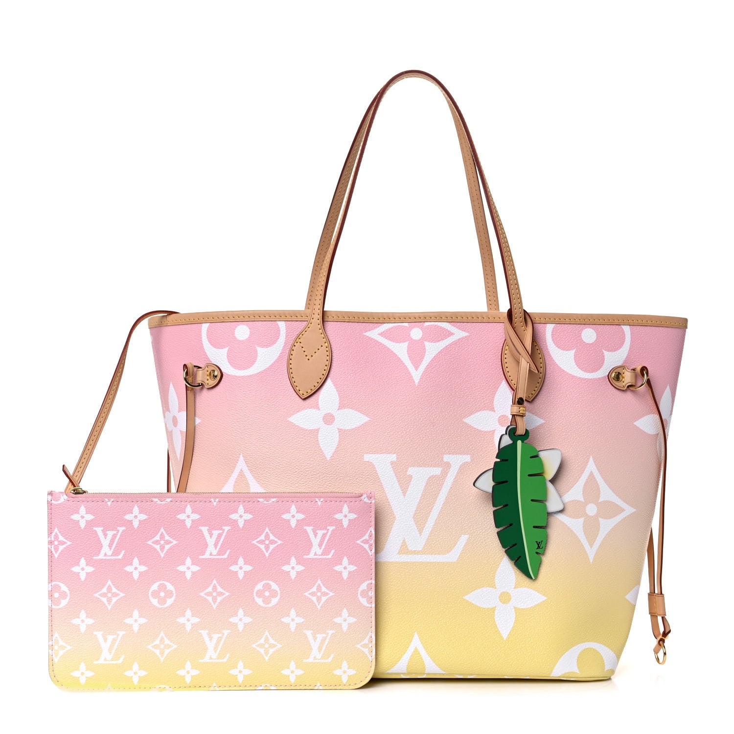 Louis Vuitton Monogram Giant By The Pool Neverfull MM Light Pink 1 of 9
