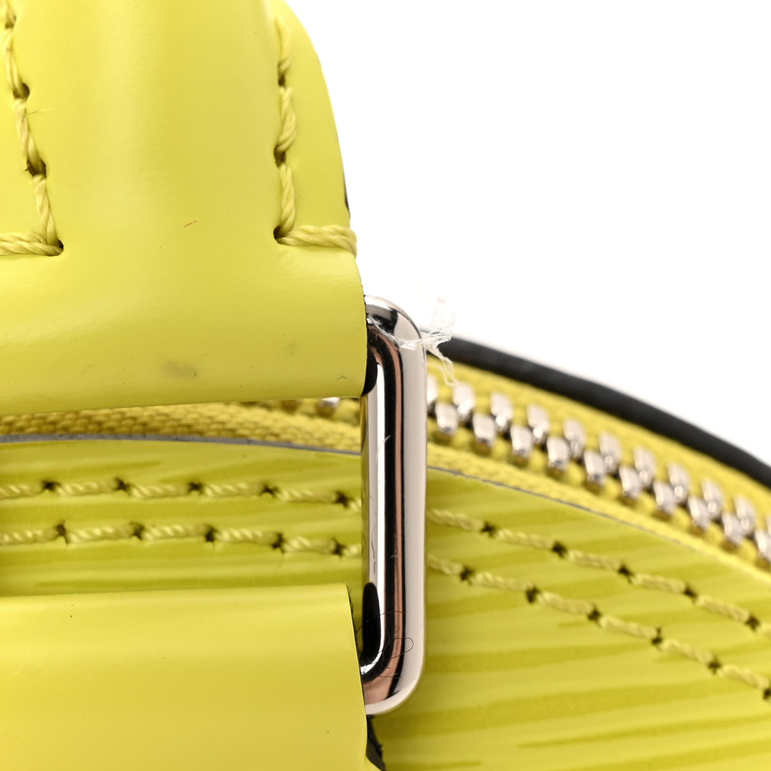 Louis Vuitton Epi Jacquard Alma BB Yellow Citron 12 of 12