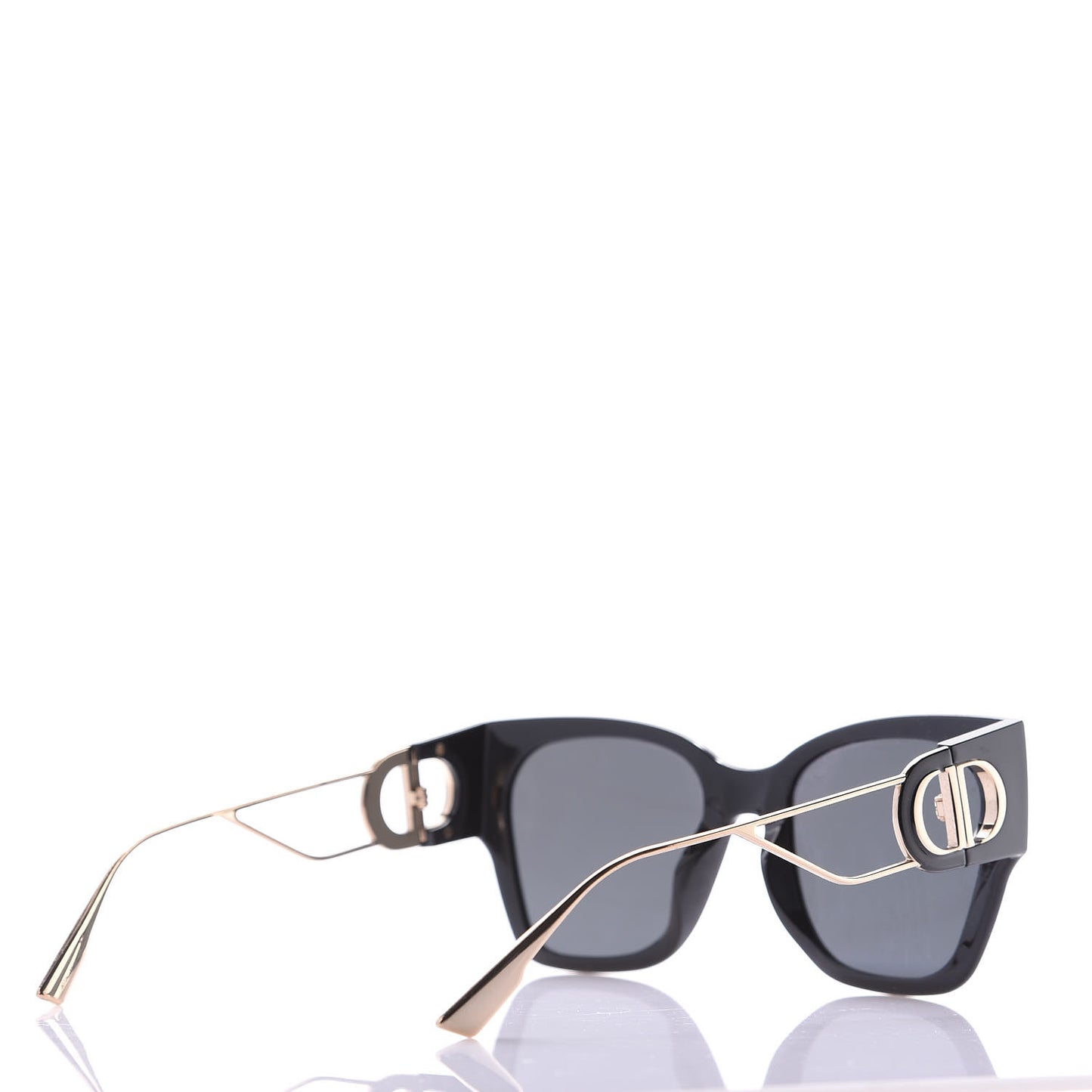 Rectangular 30 Montaigne 1 Sunglasses Black