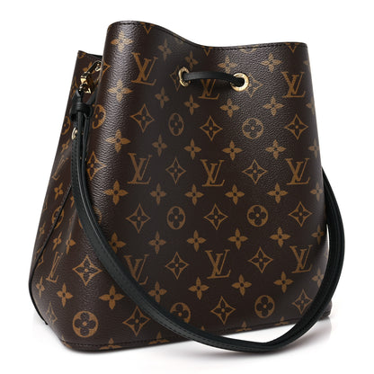 Louis Vuitton Monogram Neonoe MM Black 3 of 8
