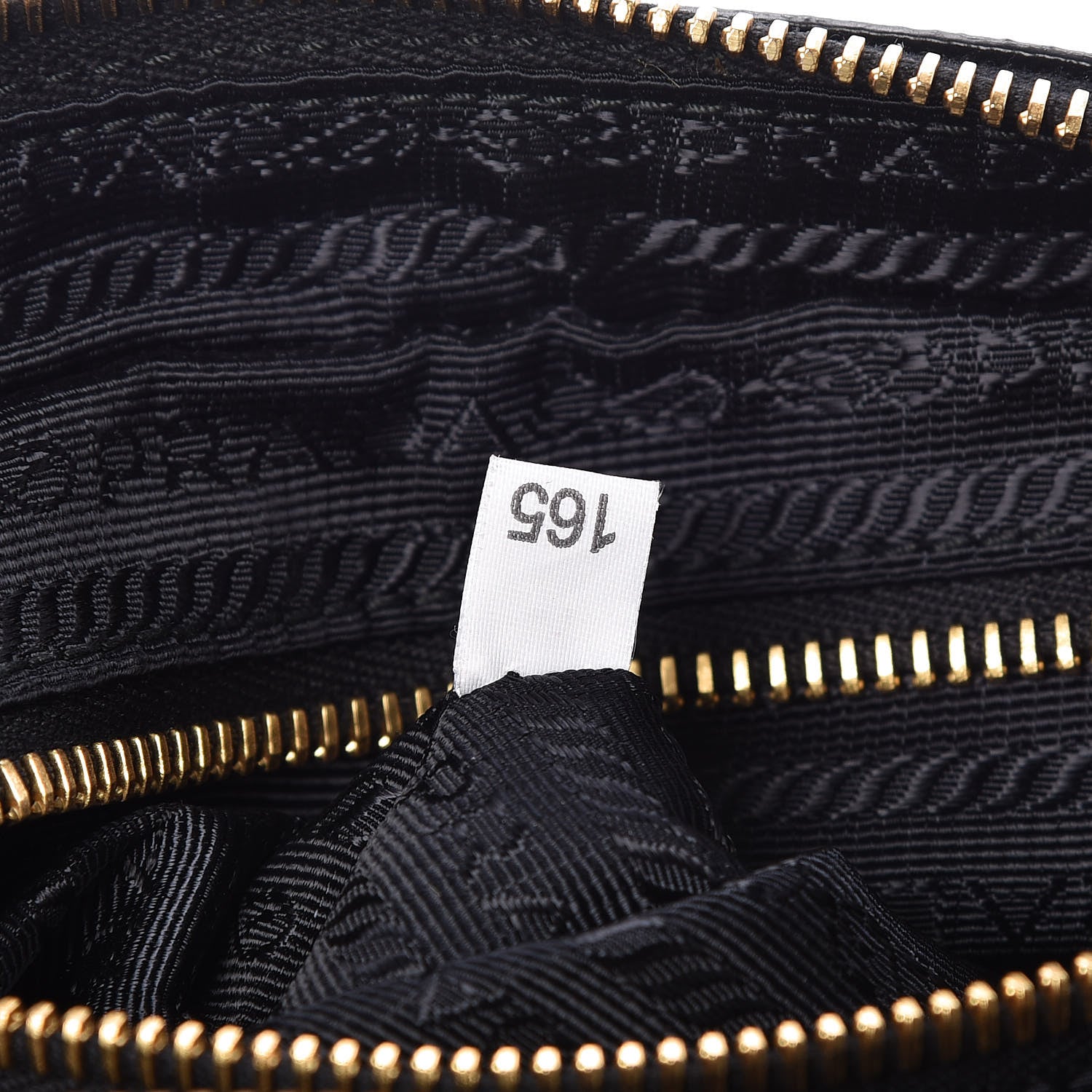 Prada Tessuto Nylon Saffiano Small Crossbody Bag Black 7 of 10