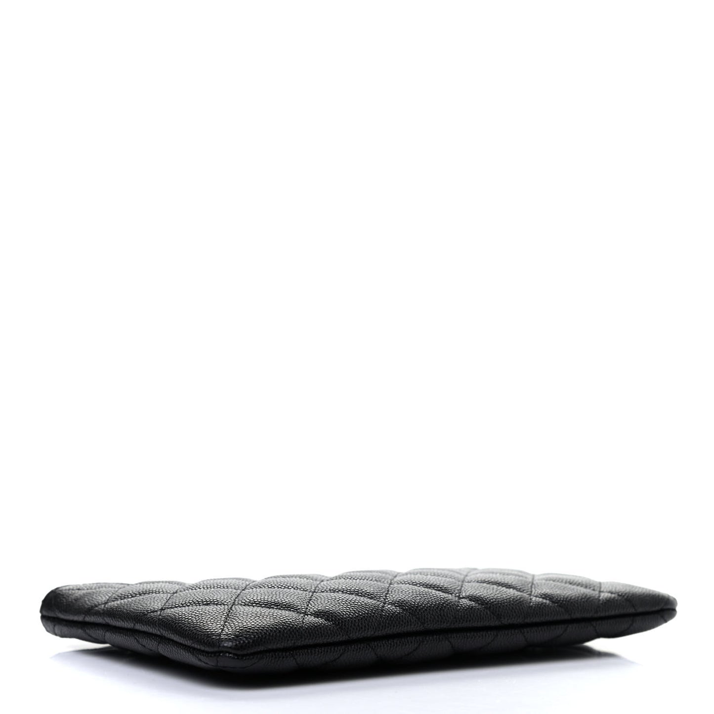 Caviar Quilted Cosmetic Case Black