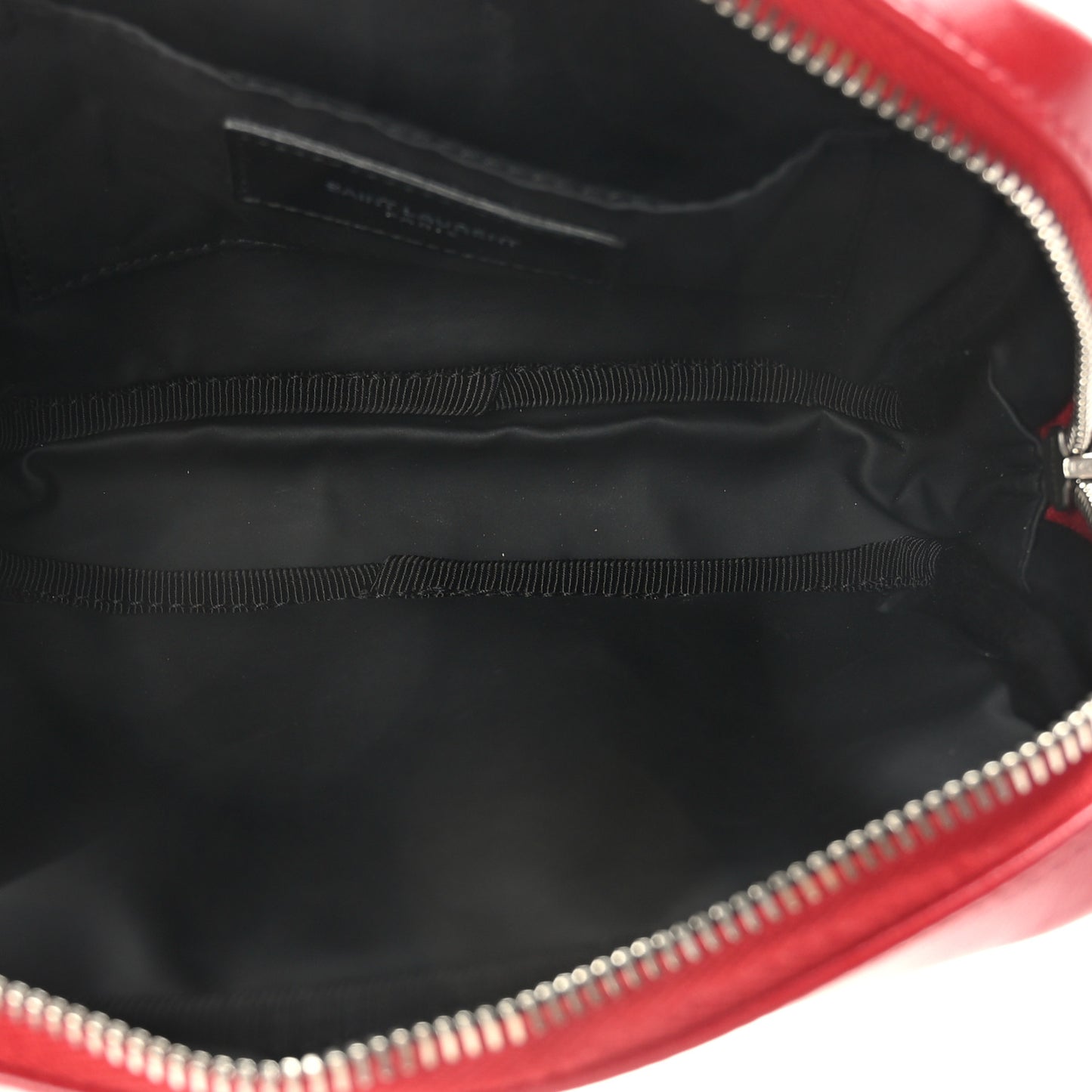 Lambskin Y Quilted Monogram Loulou Cosmetic Case Rouge Orient