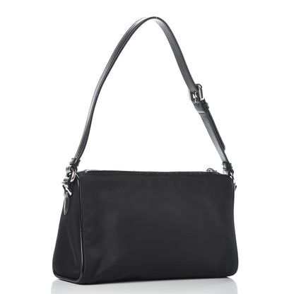 Prada Tessuto Nylon Small Shoulder Bag Black 3 of 9