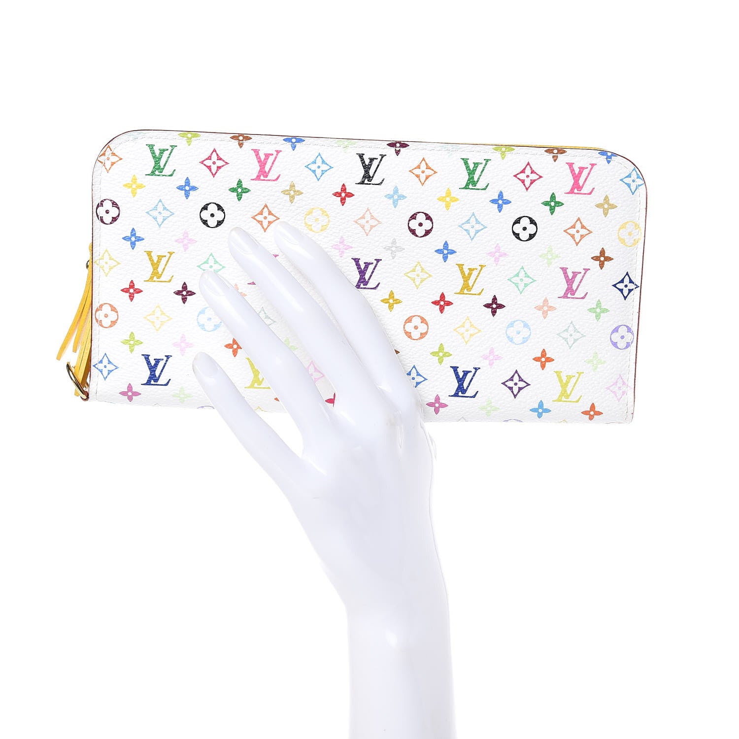 Louis Vuitton Monogram Multicolor Insolite Wallet White Citron 2 of 11