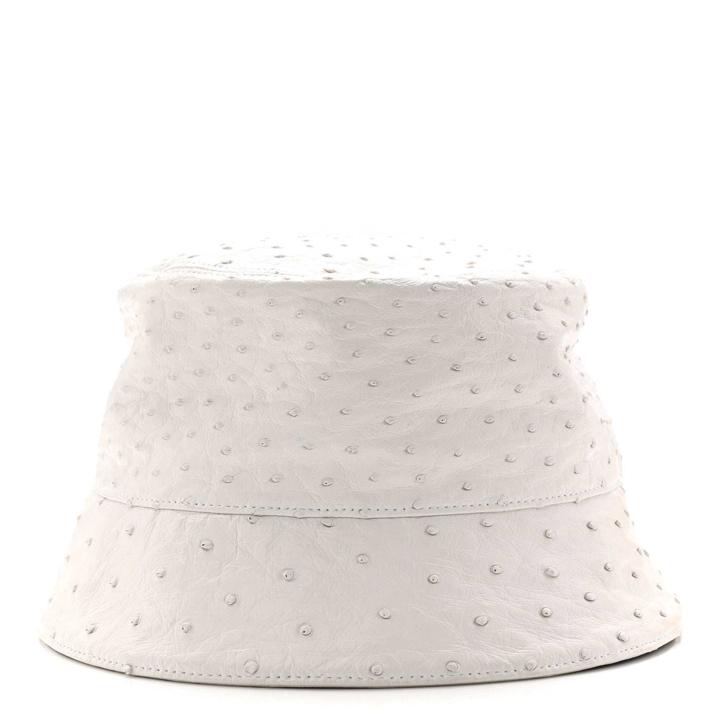 Ostrich Metal Triangle Womens Bucket Hat L White