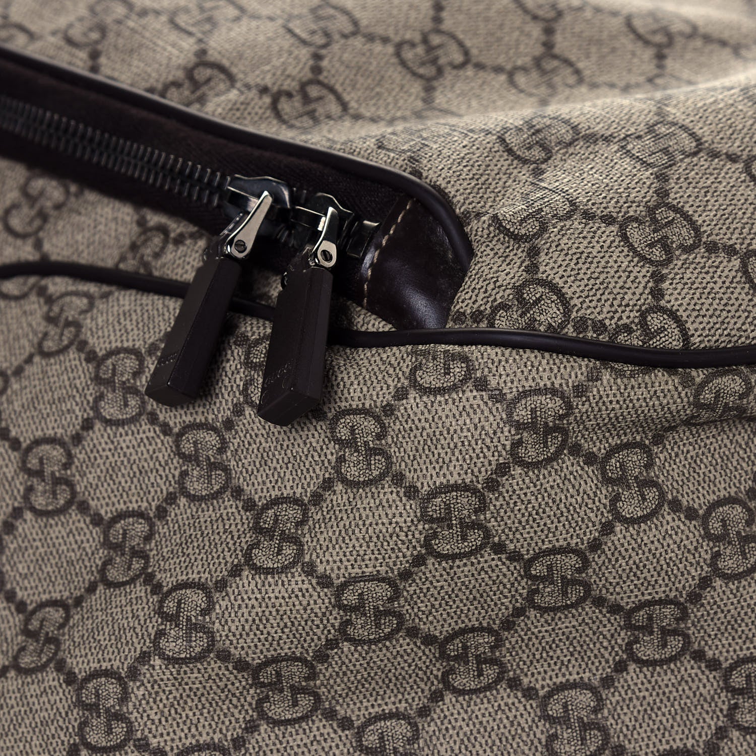 Gucci GG Plus Monogram Interlocking G Medium Backpack Dark Brown 9 of 15