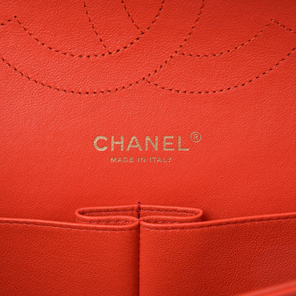 Chanel Lambskin Quilted Jumbo Double Flap Red 7 of 8