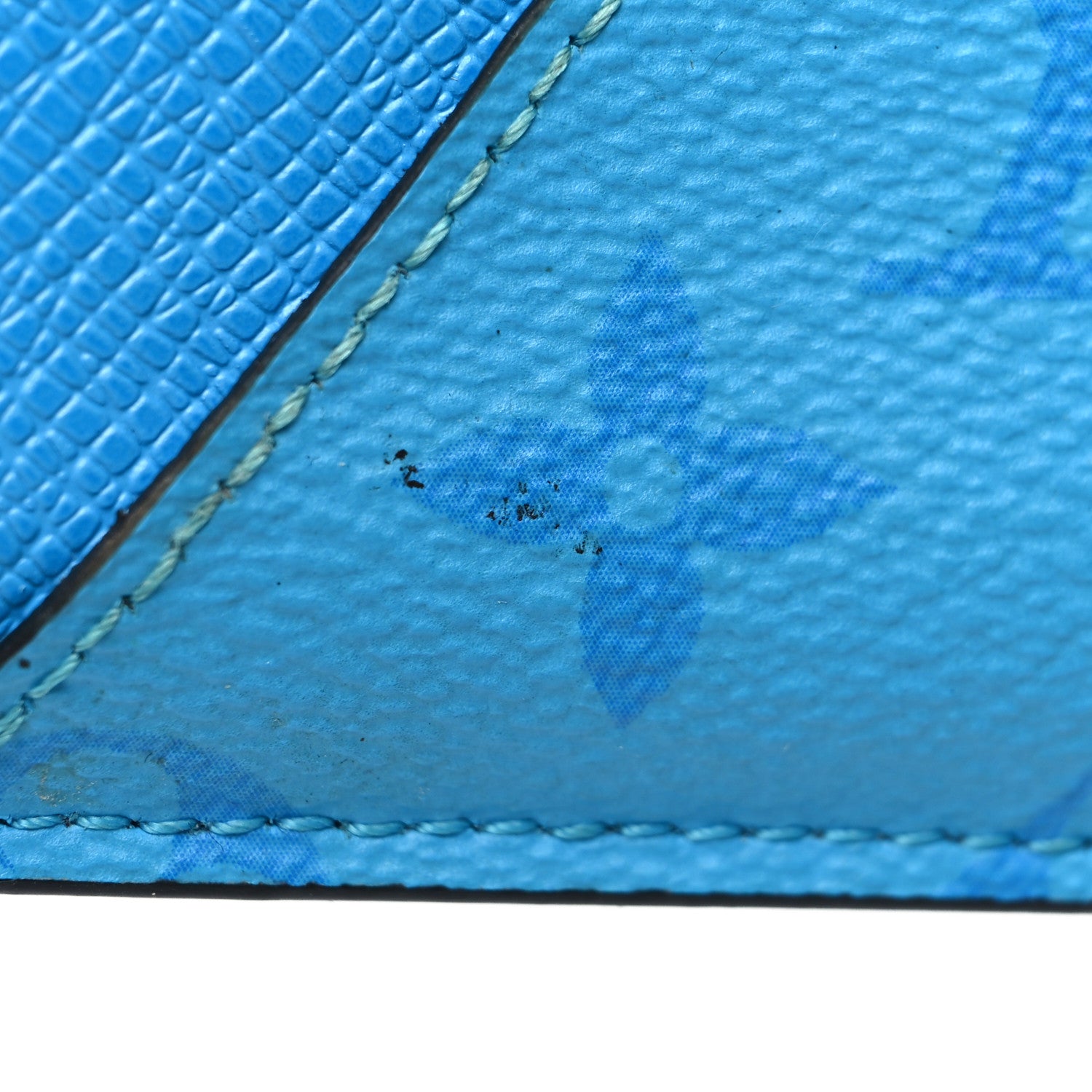 Louis Vuitton Taigarama Coin Card Holder Blue Lagoon 11 of 11