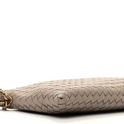 Bottega Veneta Nappa Intrecciato Crossbody Clutch Bag Limestone 6 of 10