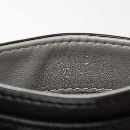 Chanel Lambskin Camellia Embossed Card Holder Black 5 of 8