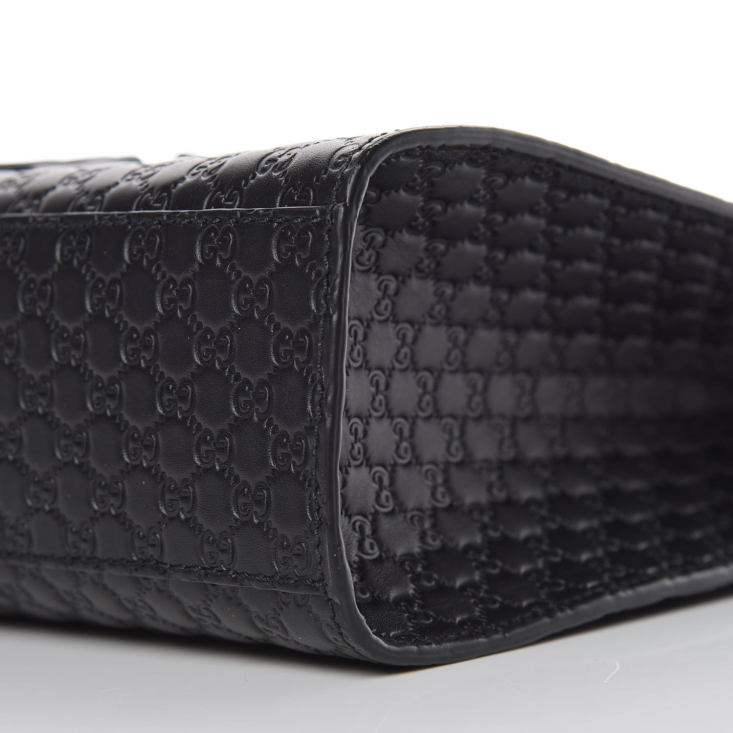 Gucci Microguccissima Medium Emily Chain Shoulder Bag Black 6 of 9