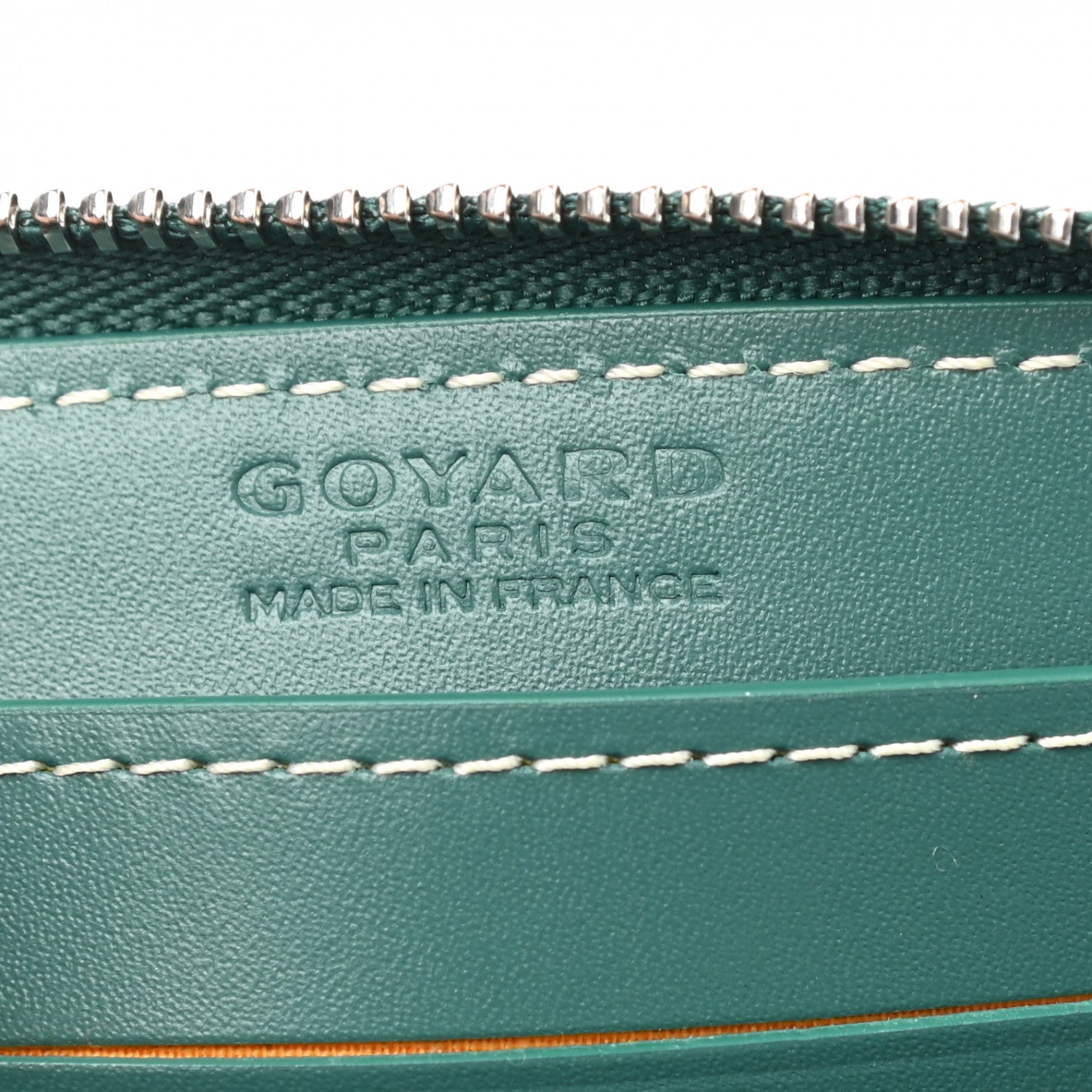 Goyard Goyardine Matignon PM Wallet Green 6 of 7