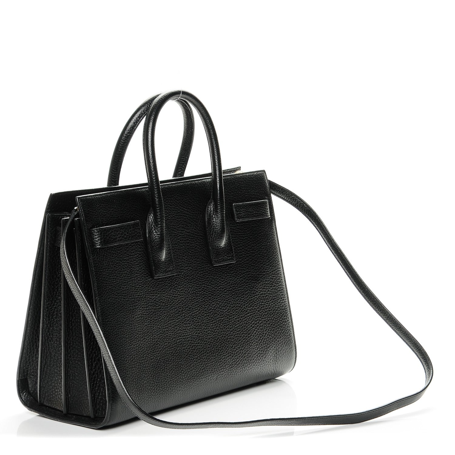 Saint Laurent Grained Calfskin Small Sac De Jour Black 3 of 6