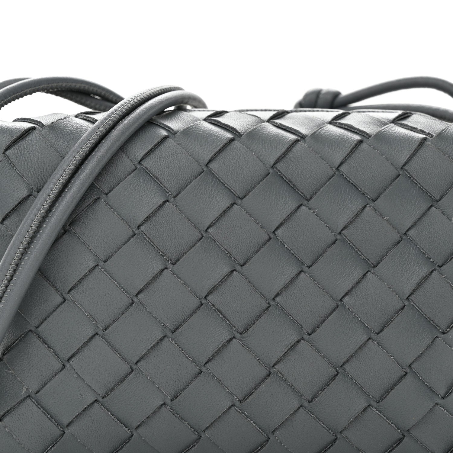 Bottega Veneta Nappa Intrecciato Mini Loop Camera Bag Thunder 7 of 10