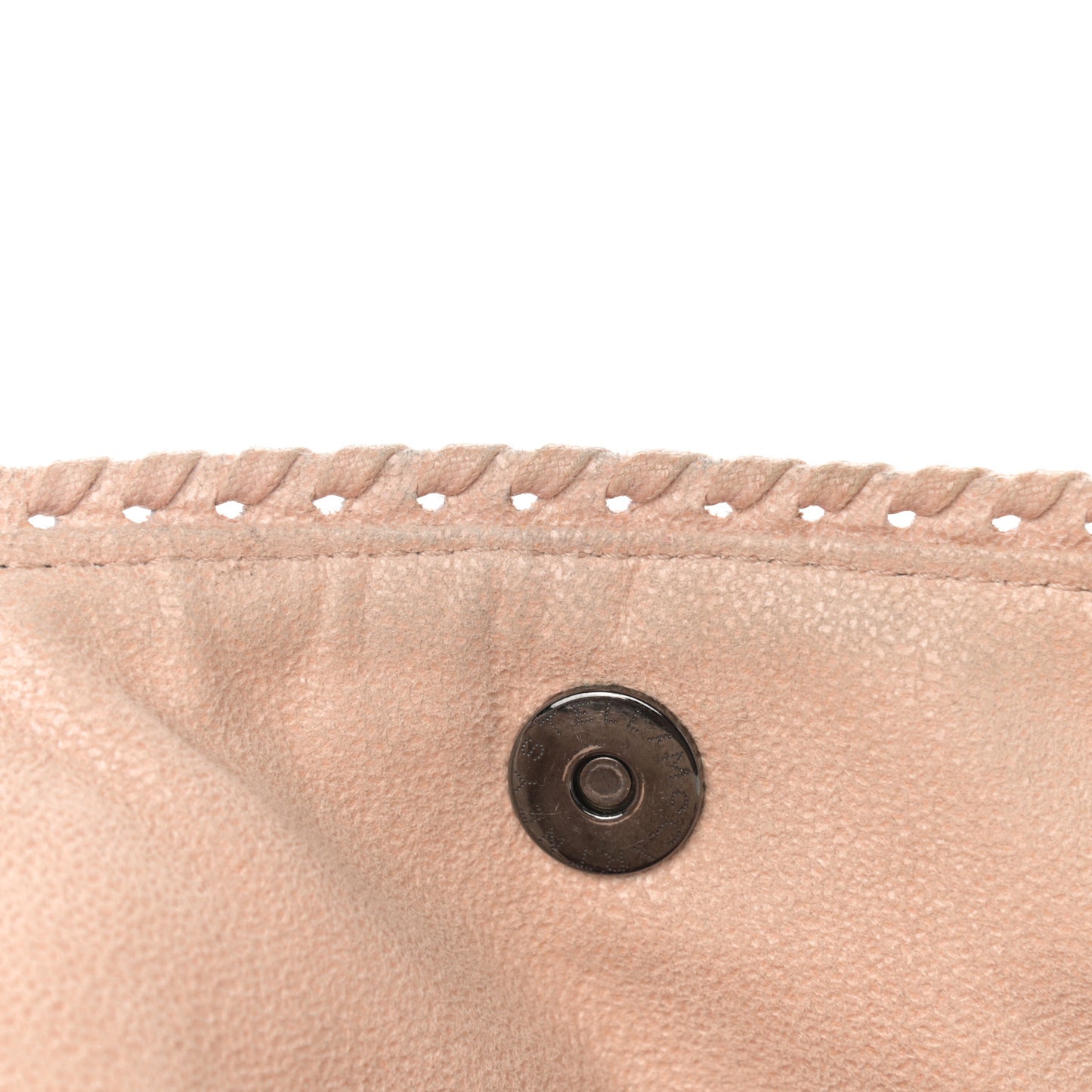 Shaggy Deer Quilted Mini Falabella Tote Powder