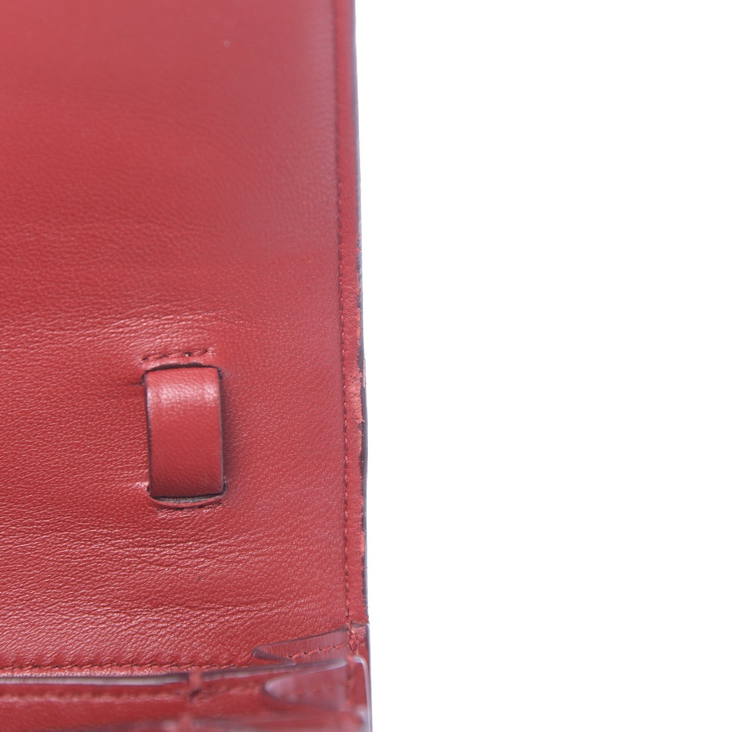 Box Calfskin Small Classic Box Flap Bag Red