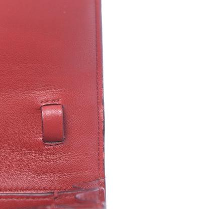 Celine Box Calfskin Small Classic Box Flap Bag Red 13 of 14