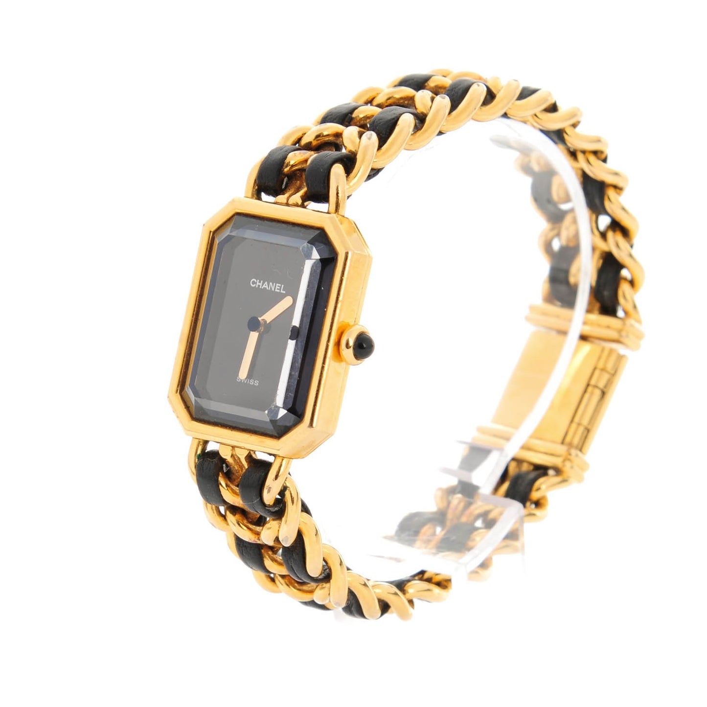 Stainless Steel Lambskin 20mm Chain Premiere Quartz Watch Gold L