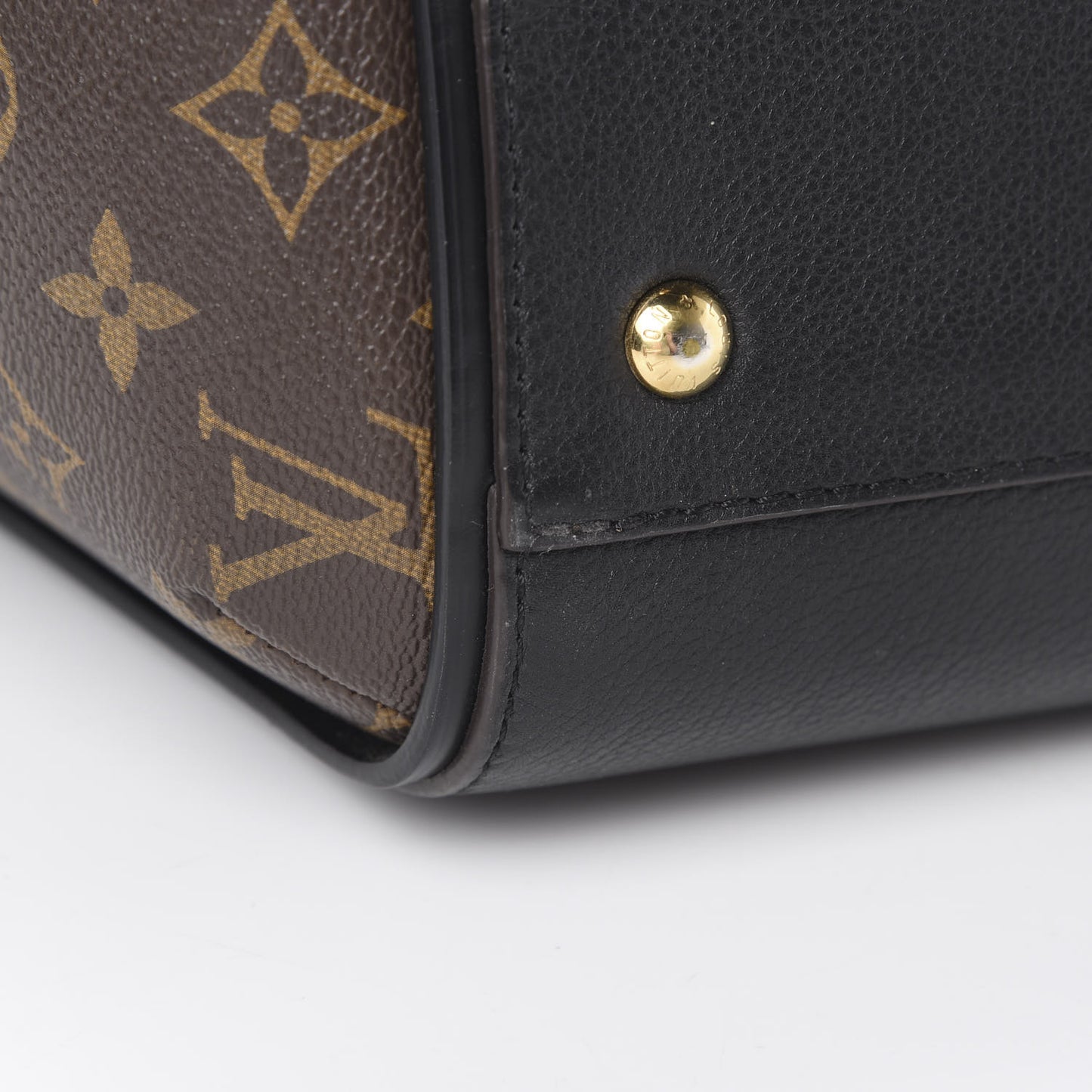 Calfskin Monogram Kimono Tote Black