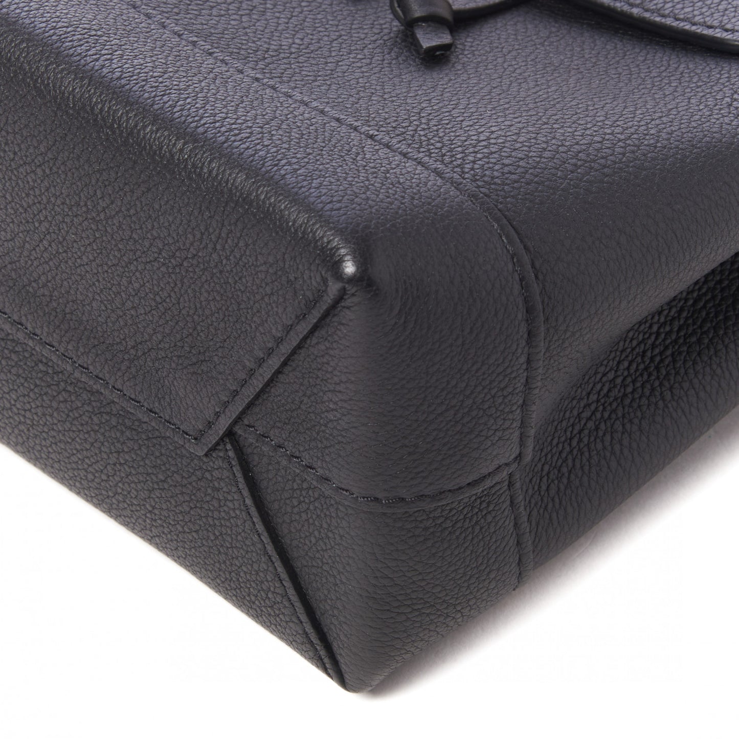 Calfskin Lockme Mini Backpack Black