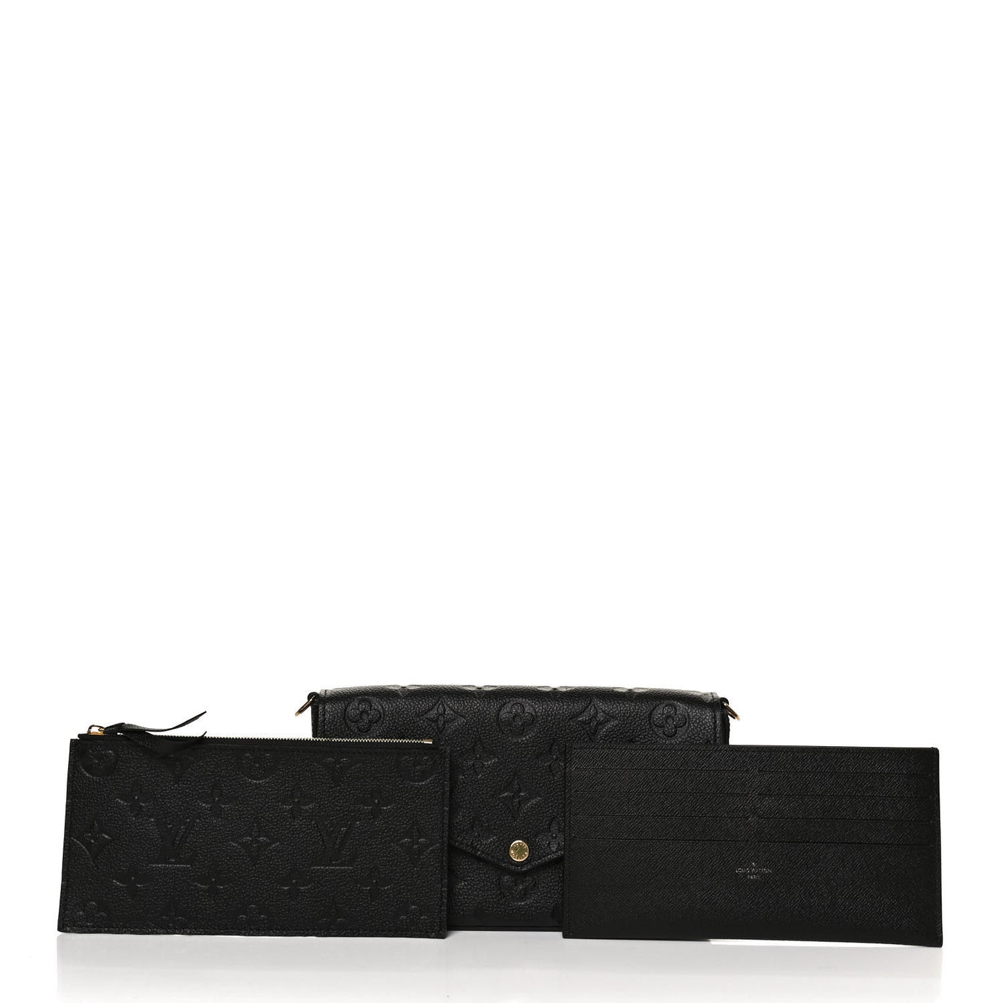 Empreinte Pochette Felicie Chain Wallet Black