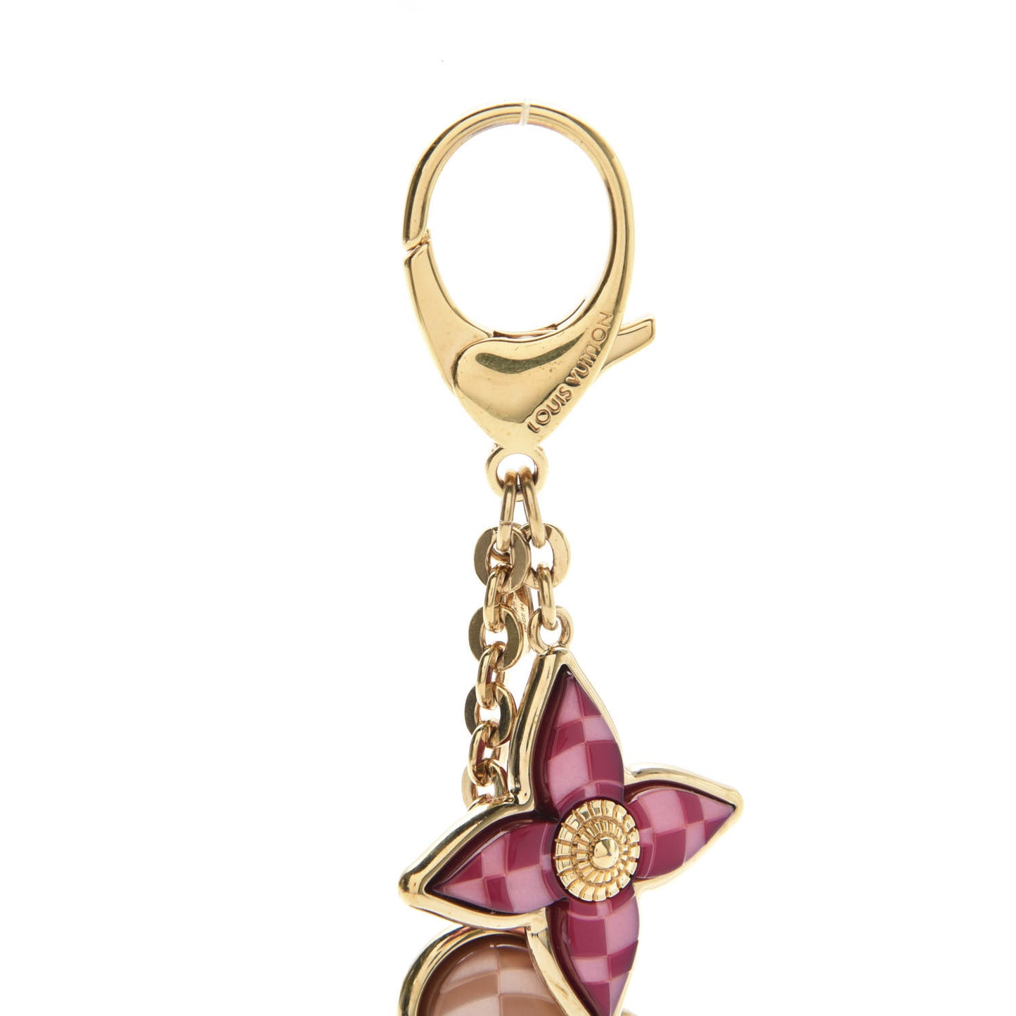 Metal Resin Mosaique Bag Charm Rouge Fauviste