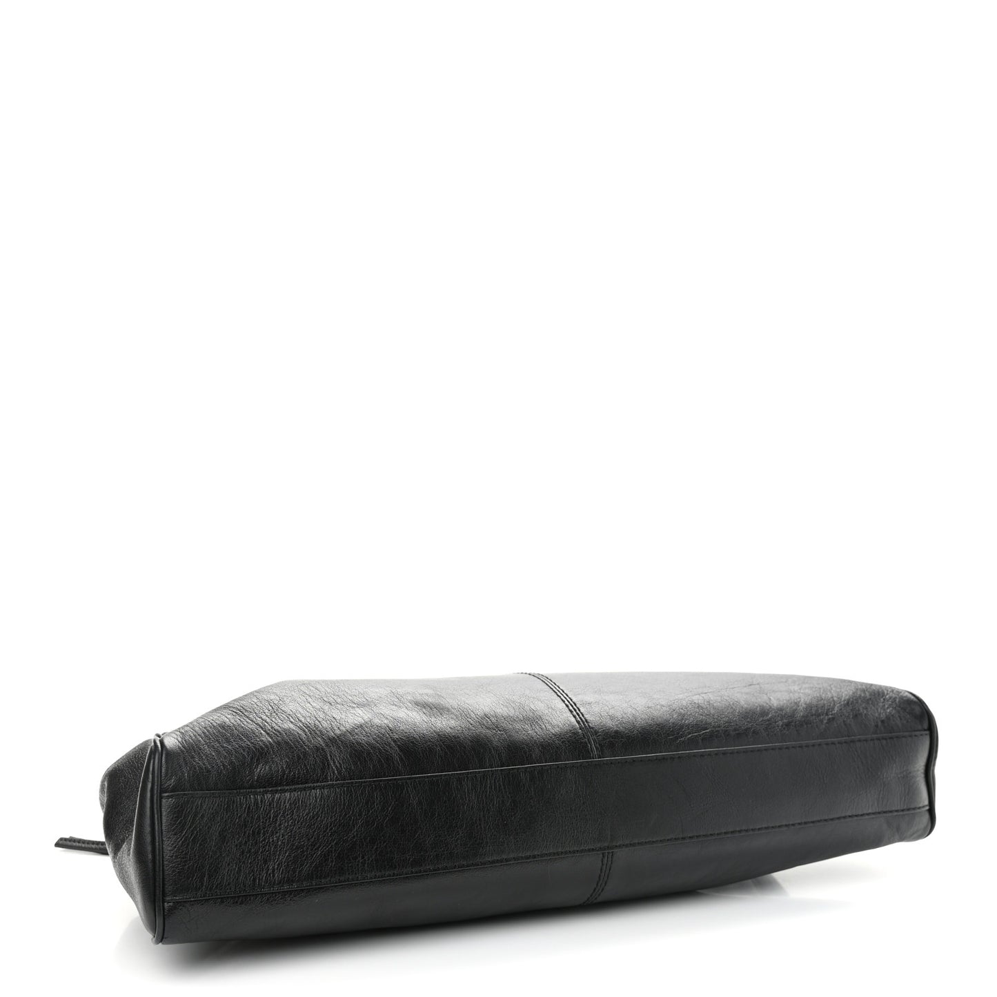 Calfskin Large Re(Belle) Top Handle Bag Black