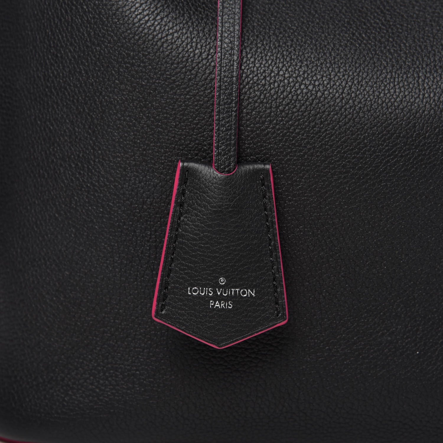 Louis Vuitton Calfskin Lockme Bucket Black 10 of 10