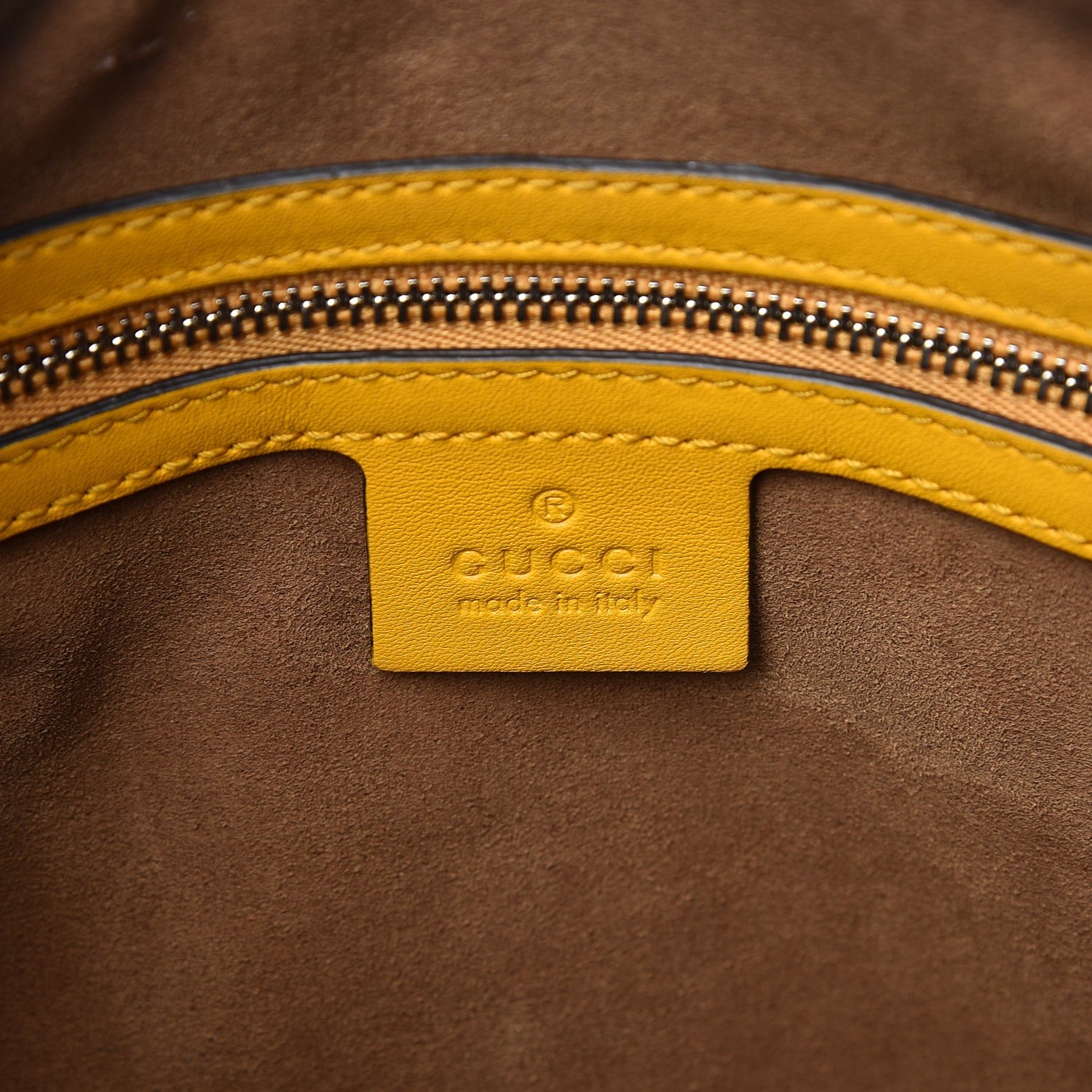 Gucci GG Supreme Monogram Arabesque Small Boston Beige Yellow 6 of 9