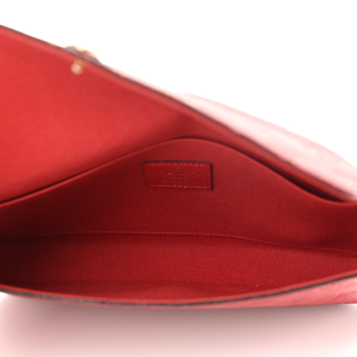 Louis Vuitton Empreinte Pochette Felicie Chain Wallet Scarlet 6 of 11