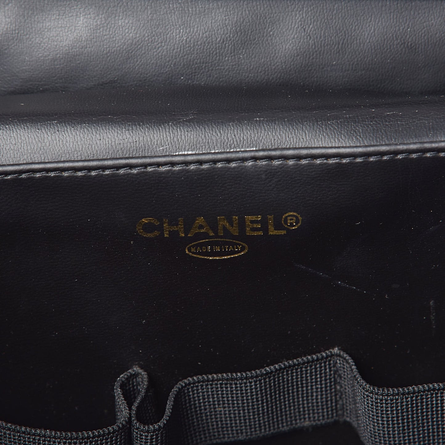 Patent Vanity Cosmetic Case Black