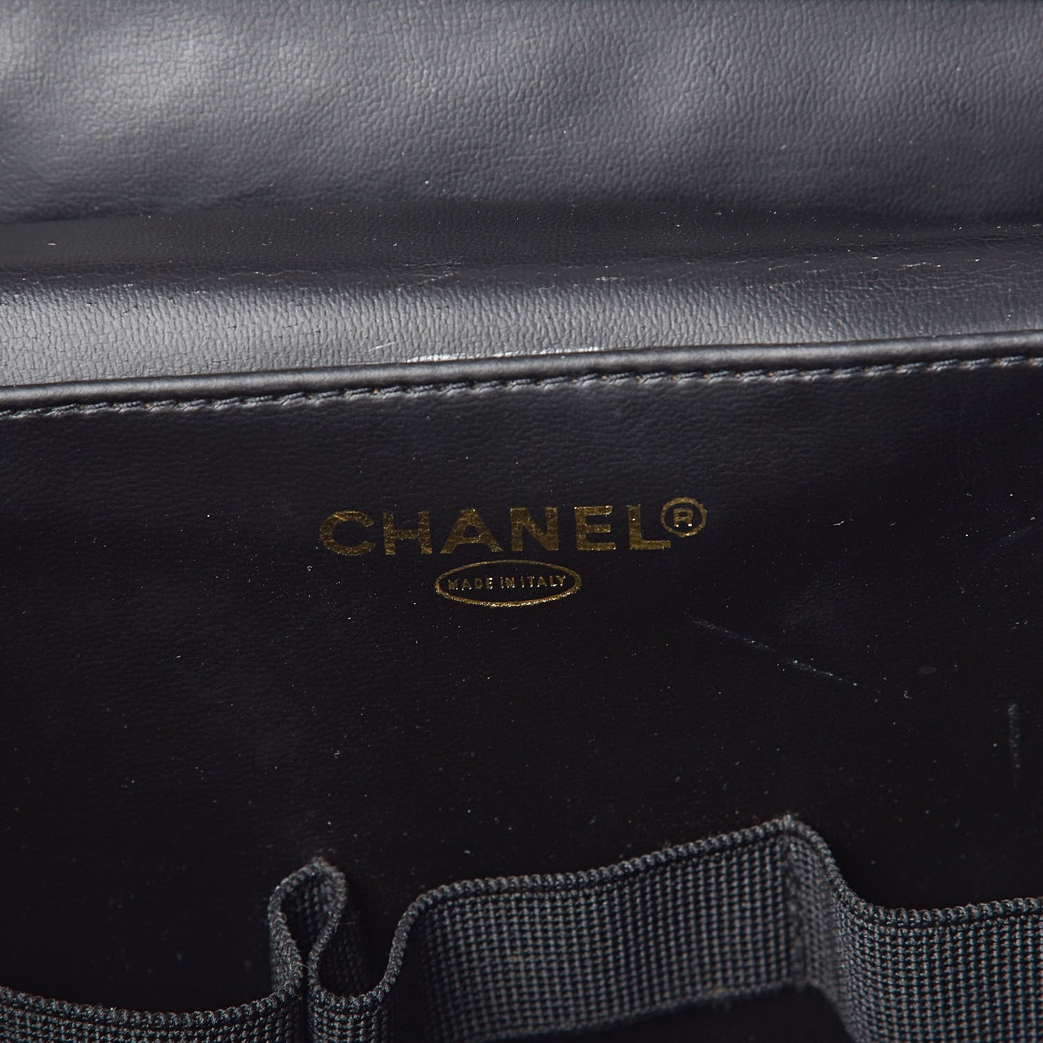 Chanel Patent Vanity Cosmetic Case Black 6 of 13
