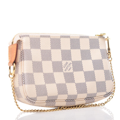Louis Vuitton Damier Azur Mini Pochette Accessories 3 of 7