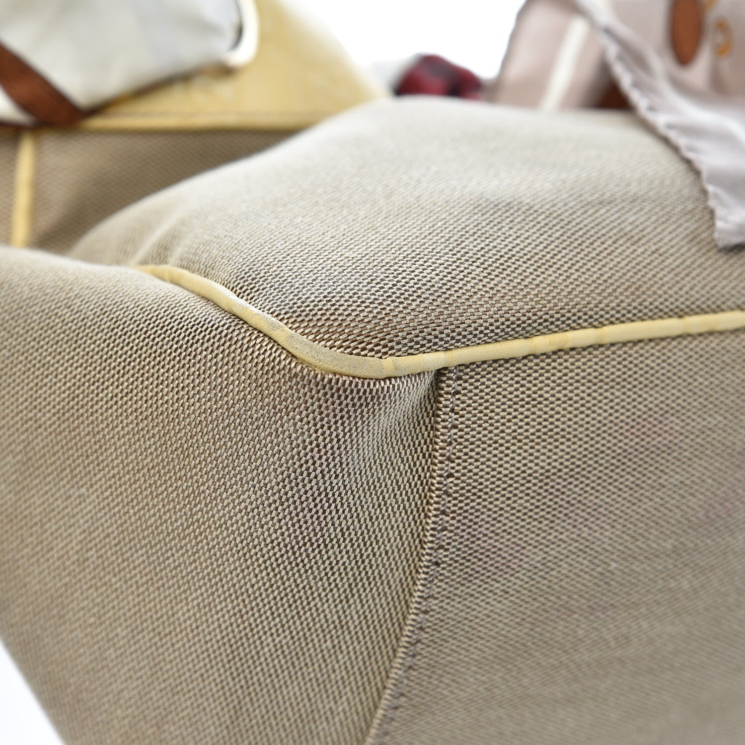 Gucci Canvas Guccissima Medium Positano Tote Beige 8 of 14