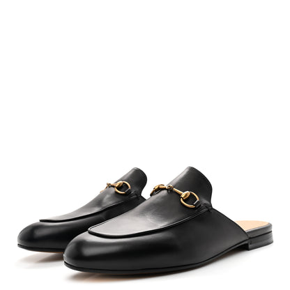 Gucci Calfskin Womens Princetown Slippers 38.5 Black 4 of 10