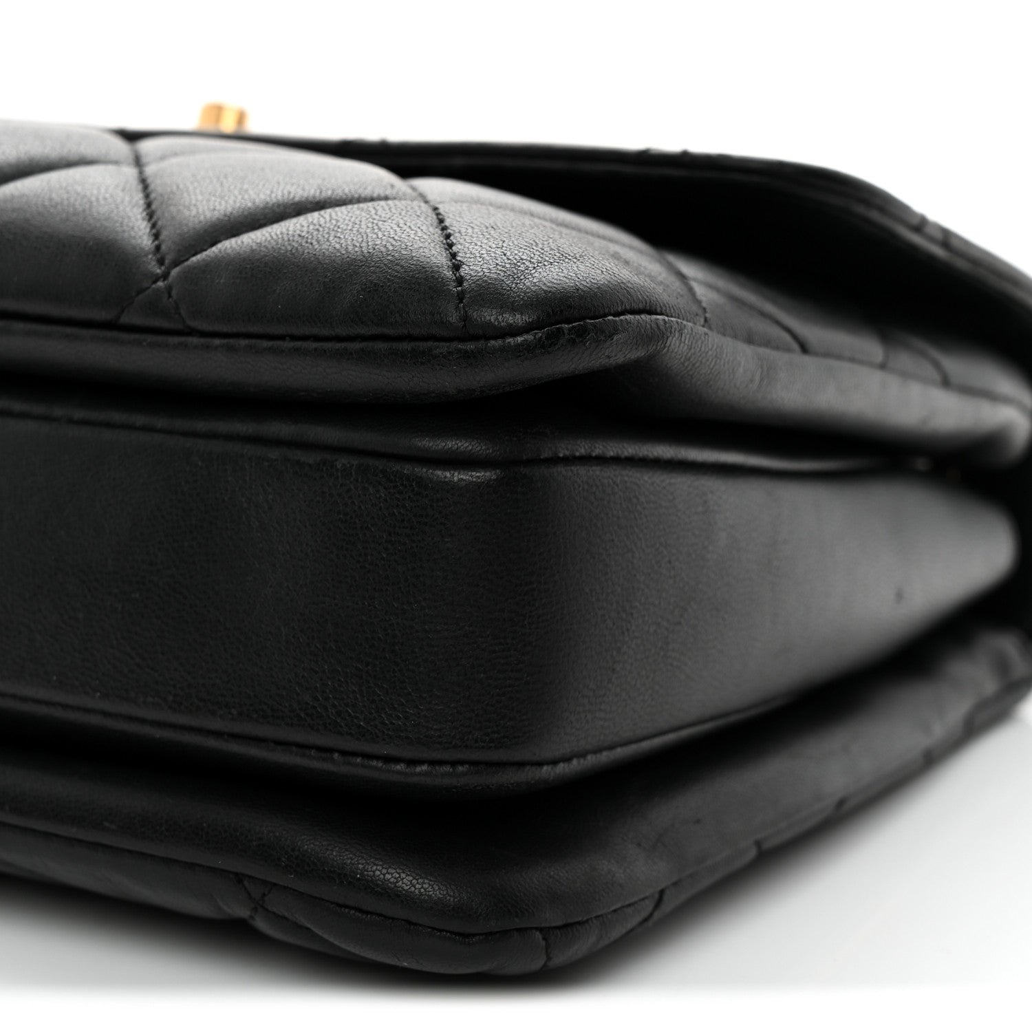 Chanel Lambskin Quilted Small Trendy CC Dual Handle Flap Bag Black 10 of 15