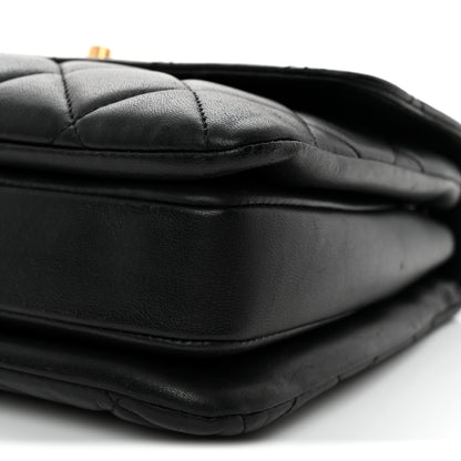 Chanel Lambskin Quilted Small Trendy CC Dual Handle Flap Bag Black 10 of 15