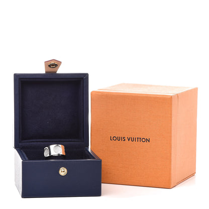 Louis Vuitton 18K White Gold Diamond Empreinte Ring 49 4.75 7 of 7