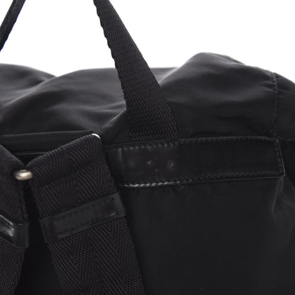 Prada Nylon Vela Medium Backpack Black 9 of 10